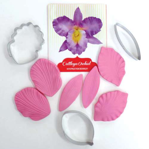 Cattleya Orchid Cutter and Veiner Set - Click Image to Close